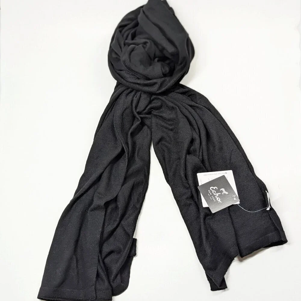 Echo Design Women's Black Scarf 25